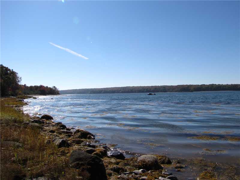 Close to the village of Stockton Springs, docks & yacht club