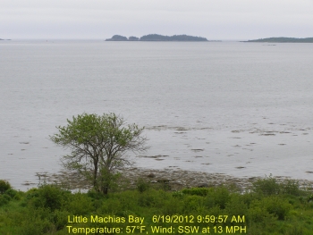 Bay Ridge Webcam - Machias, Maine - Webcam on the coast of Maine