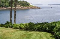 Yellow House on the Coast of Maine