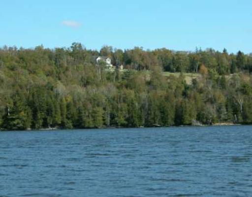 Real Estate Listing - 3 bedroom, 2 bath log cabin. Stone fireplace, screened porch, underground power, tranquil views of Southeast Harbor