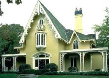 Antique Gothic home on the coast of Maine