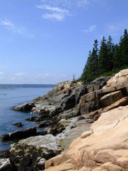 The rocky coast of Maine