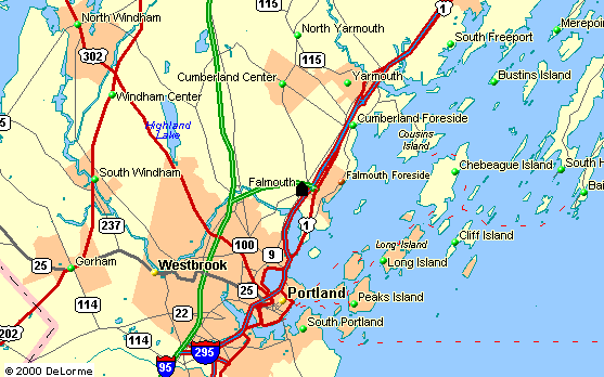 Yarmouth and Falmouth Maine