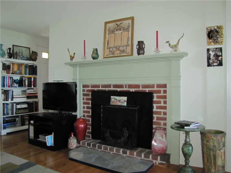 Home for sale in Belfast, Maine - Family Room with Fireplace - 17 Chelsea 