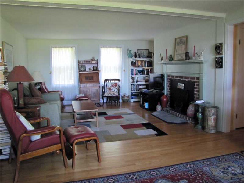 Wood Burning Fireplace in Family Room - 17 Chelsea Lane Belfast, Maine