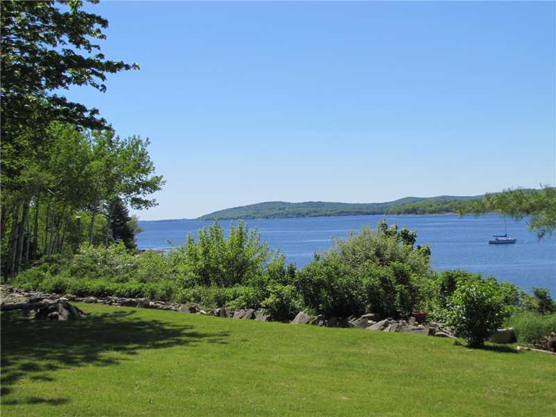 Home for Sale on Chelsea Lane Belfast, Maine - Views of Penobscot Bay from Home on 