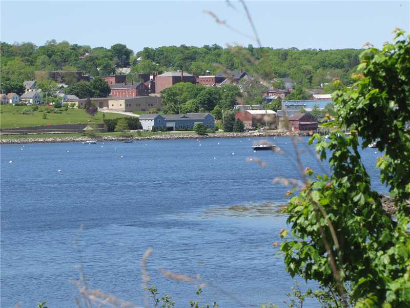 View of Belfast, Maine from Home on Chelsea Lane