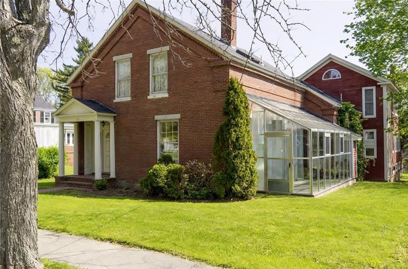 1850 brick Greek Revival for sale Belfast Maine