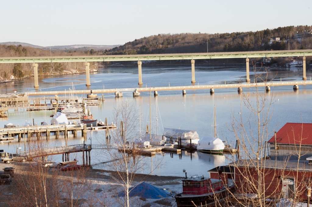 Views of Belfast Harbor from this Elegant Townhouse For Sale