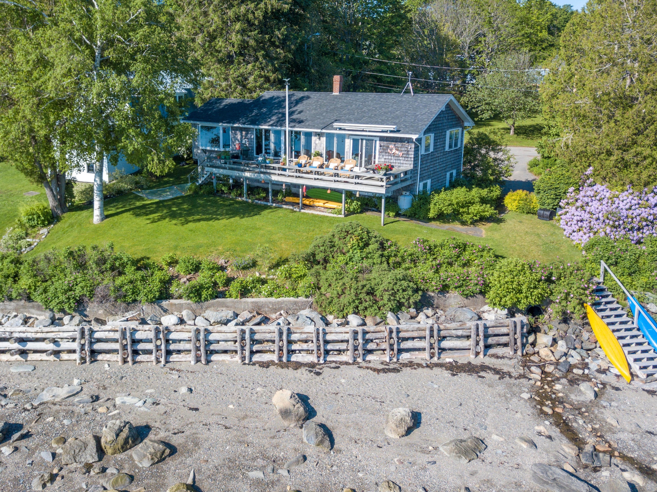 Fabulous in-town oceanfront home with amazing views of Belfast Harbor and Penobscot Bay