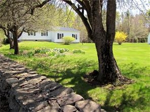 Coastal Maine Colonial with gorgeous stone wall, heirloom apple trees, abundant perennials