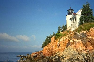 Bass Harbor Light, located within Acadia National Park on Mt. Desert Island, is one of the the most photogenic lights on the east coast of the United States - CoastWise Realty on Belfast Harbor in Maine