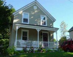 Photo of Front of Renovated House in Belfast, Maine