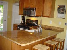 Kitchen of Renovated House in Belfast, Maine