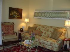 Living Room of Renovated House in Belfast, Maine