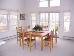 Belfast Maine Oceanfront Condo Dock & Pier - Dining Room 
