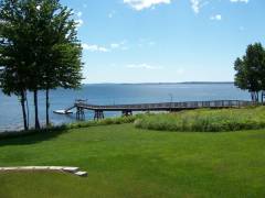 Belfast Maine Oceanfront Condo Dock & Pier