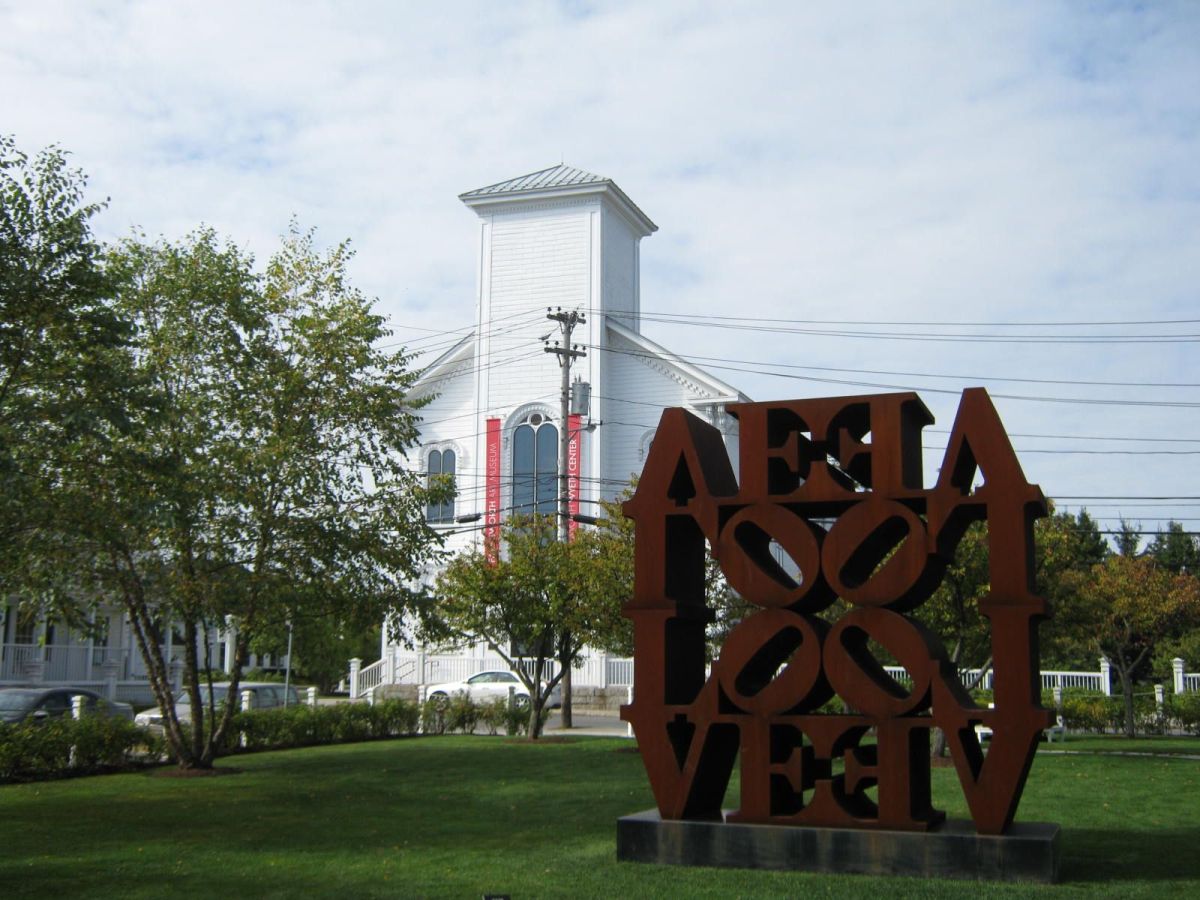 Robert Indiana EAT & LOVE Rockland Maine Farnsworth Museum