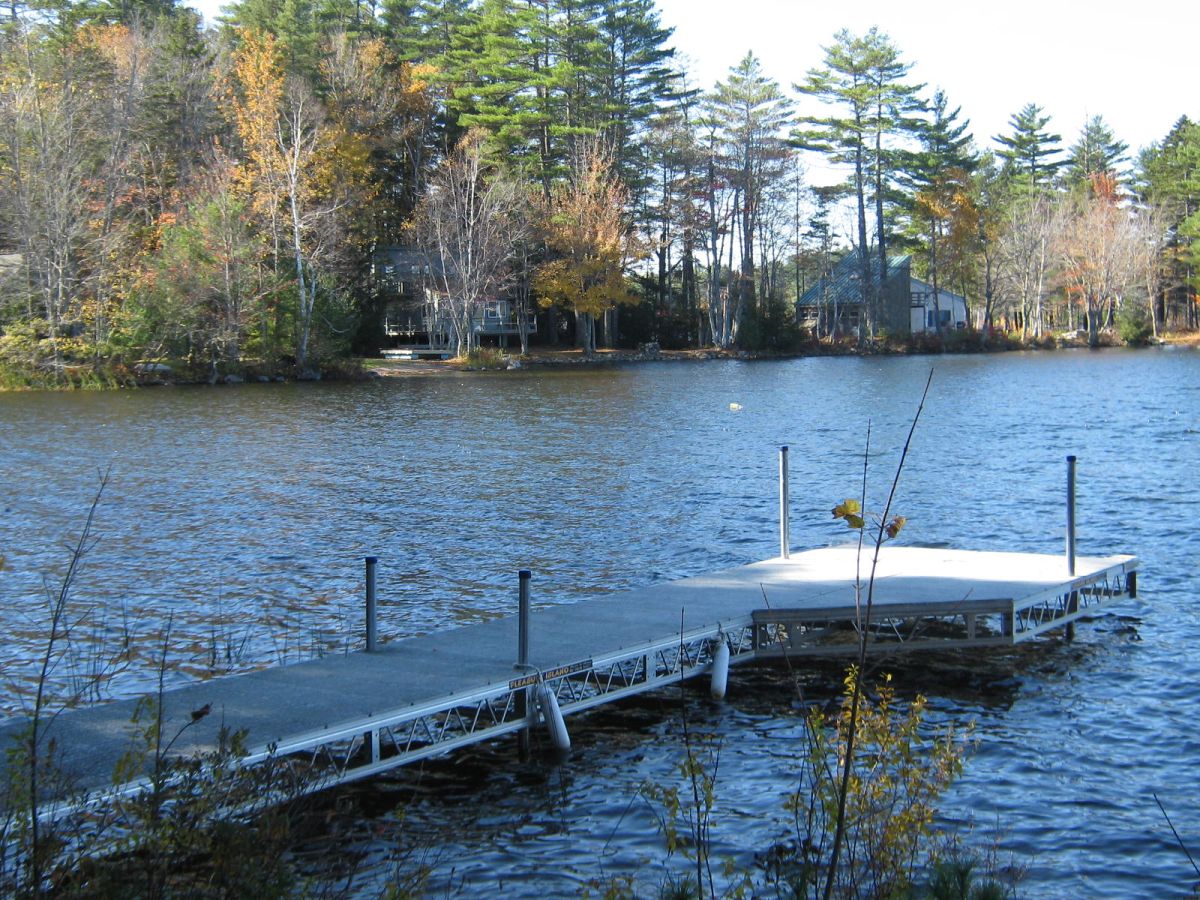 From the Deck of a Maine Lakefront Cottage