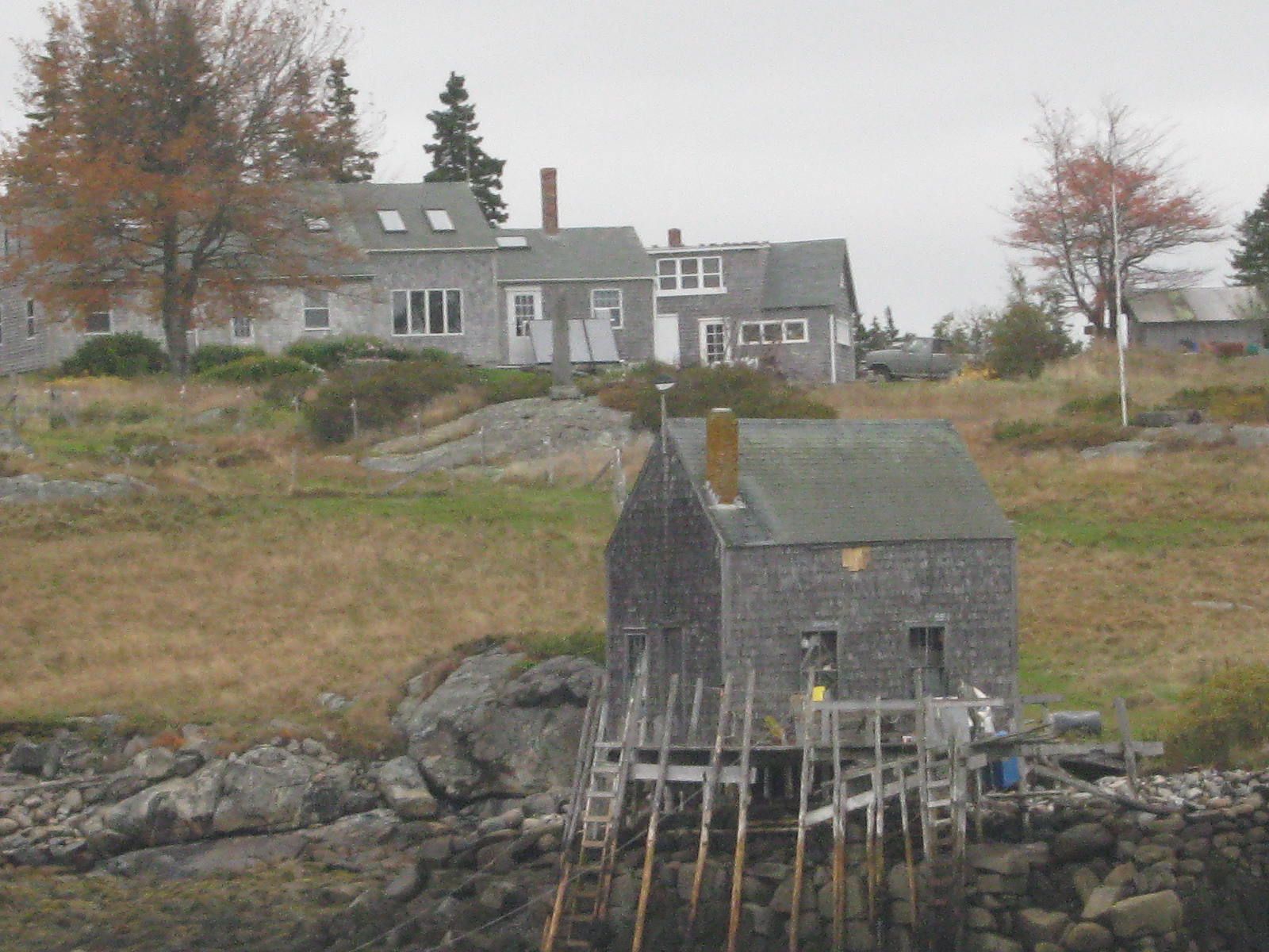 Maine Oceanfront Home on the Island of Vinalhaven in Maine's Penobscot Bay