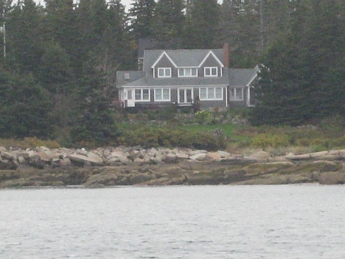 Shingle style oceanfront home in Maine