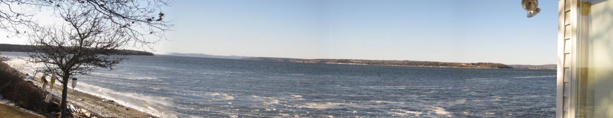 Oceanfront Cottage in Penobscot Maine - View from a Cottage Deck in Maine