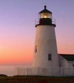 Lighthouse on the coast of Maine